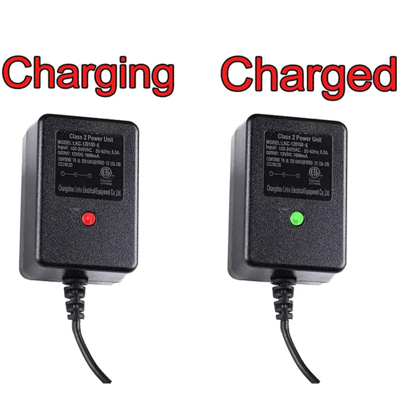 12V Charger for Kids Ride On Car, 12 Volt Ride On Charger for Wrangler SUV Sports Car Farm Tractor Ride On Toys Accessories